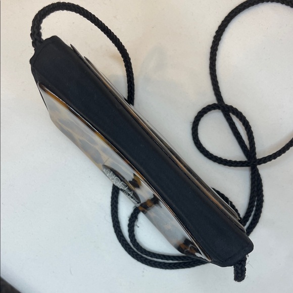 Angela Frascone Leopard Print Crossbody Bag EUC - Picture 7 of 9